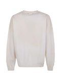 Golden Goose star unisex cotton sweatshirt in vintage white with VCE embroidered patches