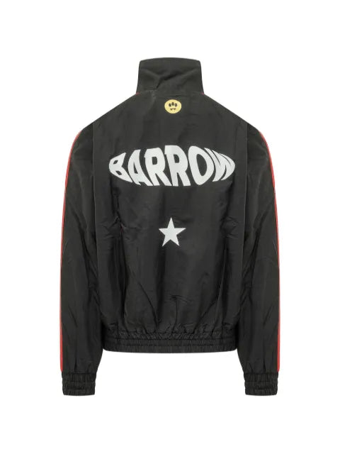 BARROW logo-print side-stripe sport jacket