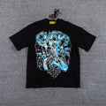 GUAPI Blue Graphic Short-Sleeve T-Shirt