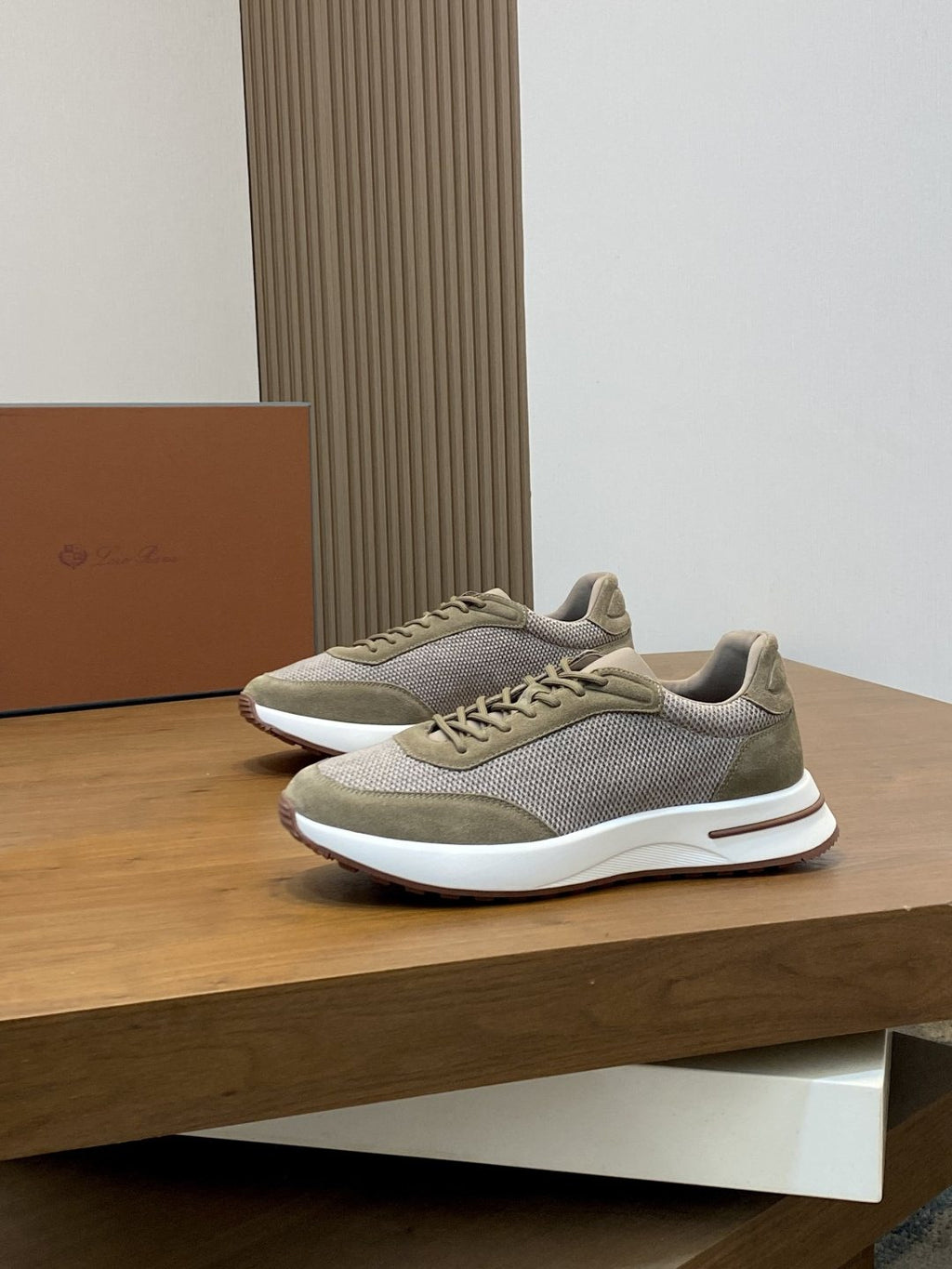 Loro Piana Men's Lace-Up Sneakers